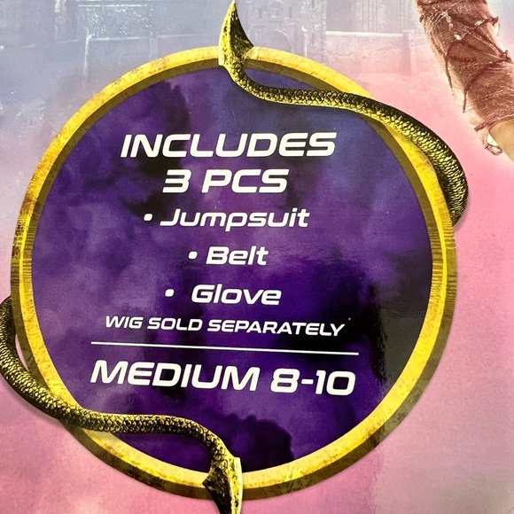 Disney Descendants 3 Mal Costume - Purple and Black - Picture 2 of 7